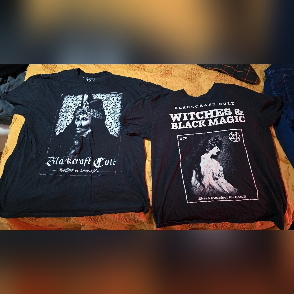 2 Blackcraft Cult Graphic T-Shirts